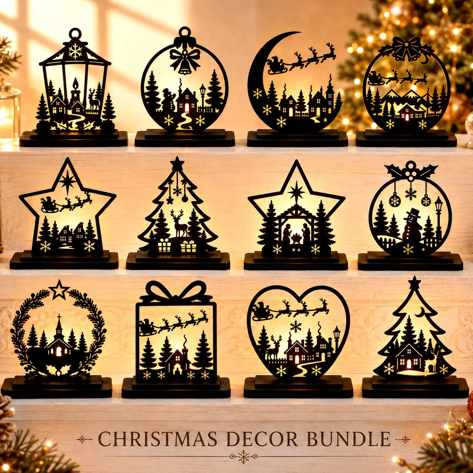 Christmas Candle Holder